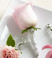The FTD� Pink Rose Boutonniere