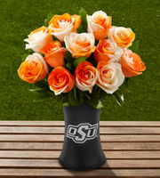 The FTD� Oklahoma State University� Cowboys� Rose Bouquet - 12 Stems