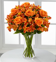 Orange Burst with Vase