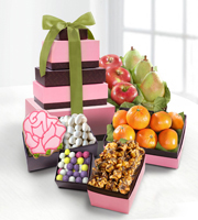 Spring Fruit and Treats Tower