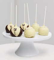 Golden Edibles� Wedding Day Celebration Belgian Chocolate Dipped Cake Pops